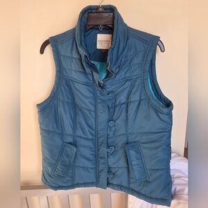 Sonoma Teal Quilted Womens Vest Size Large